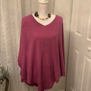 Serena Williams Sweater Poncho - Pink